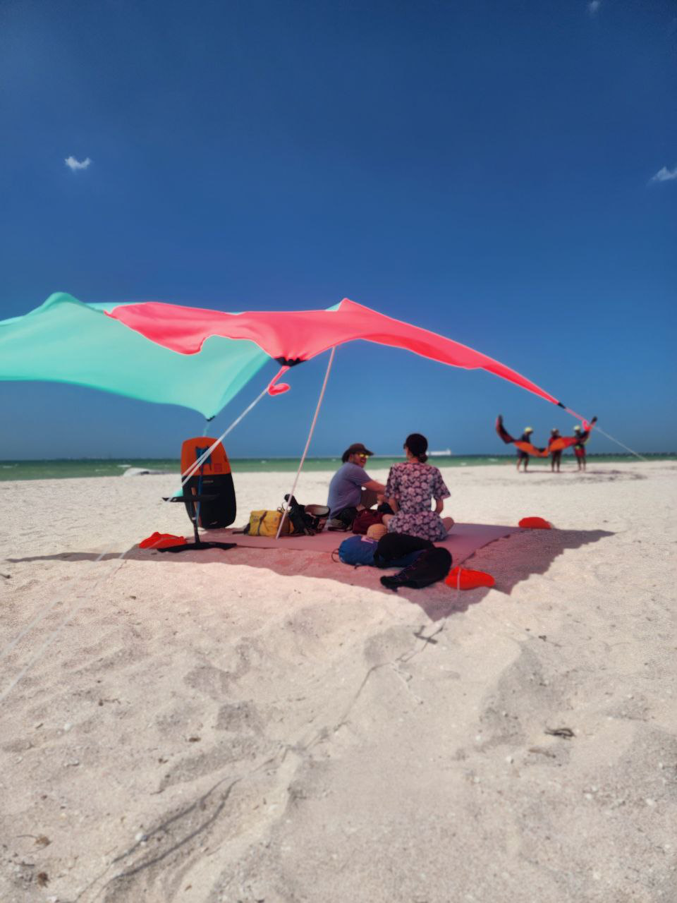 COAST CABANA - BI-COLOR ROSA+ACQUA - V1 Sunshade