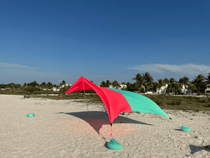 COAST CABANA - BI-COLOR ROSA+ACQUA - V1 Sunshade