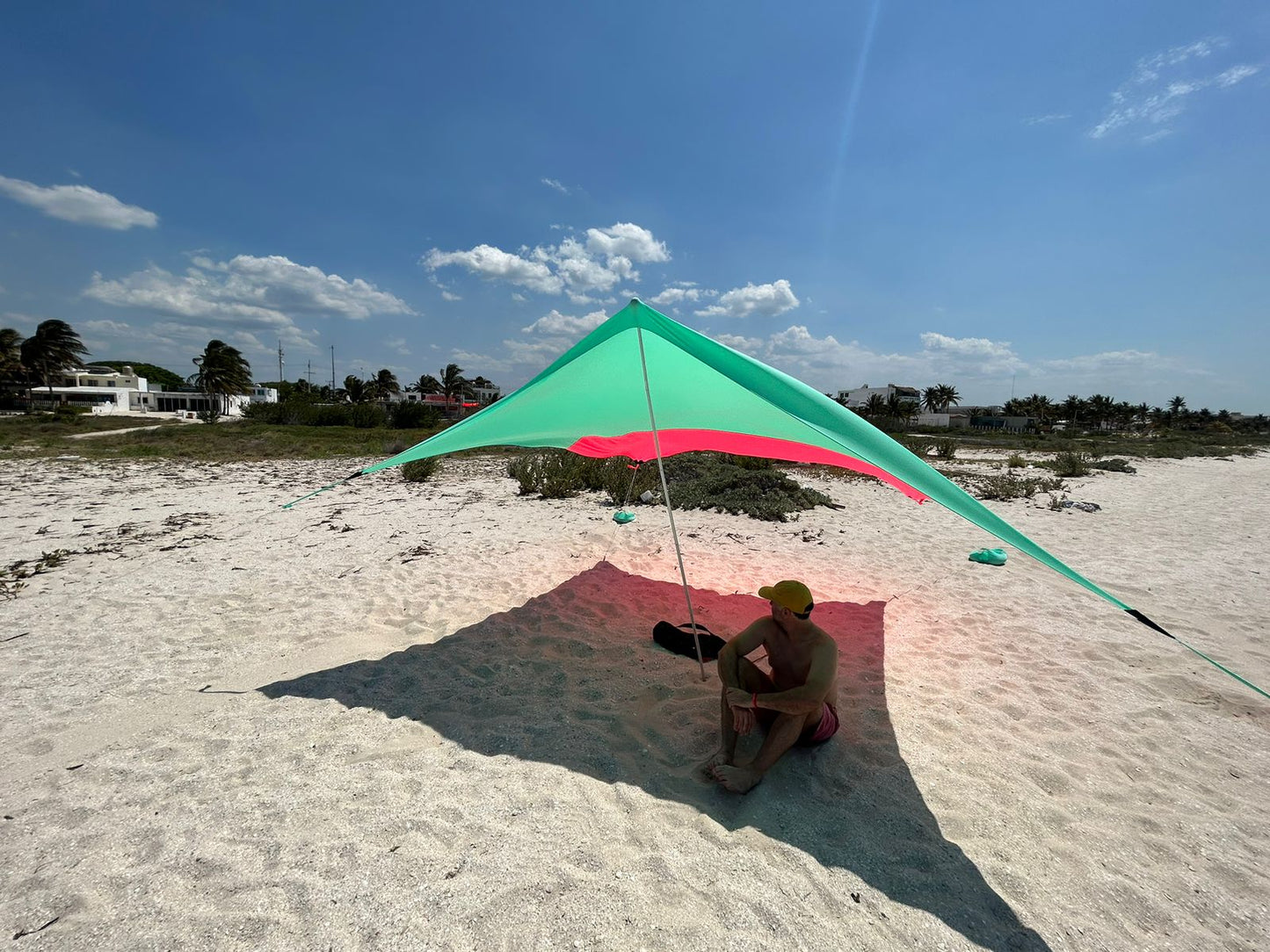 COAST CABANA - BI-COLOR ROSA+ACQUA - V1 Sunshade